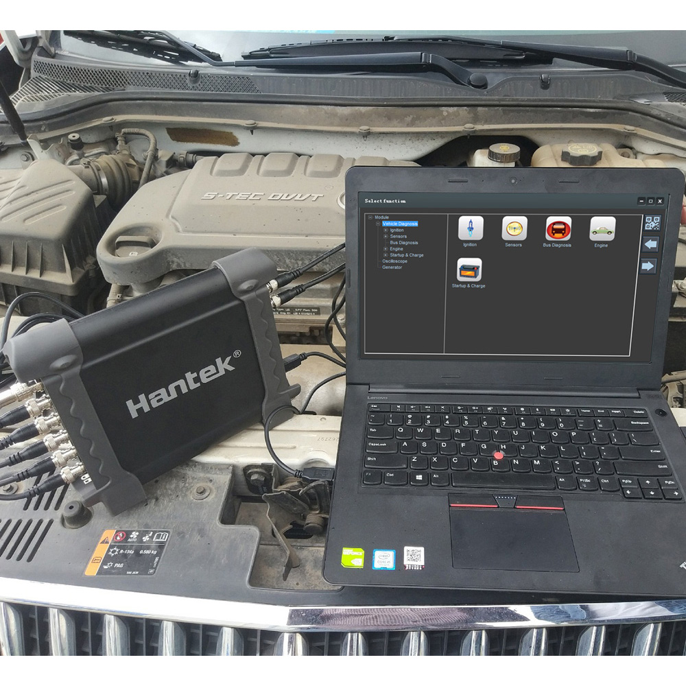 Hantek PC 1008C 8CH Automotive Program Diagnostic Generator Oscilloscope PROBE 