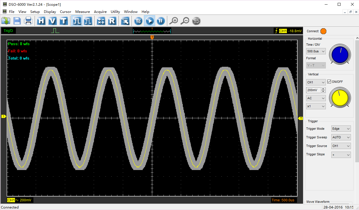 Arbitrary Waveform Oscilloscope 1Gsa/S Hantek 6254Bd Digital Storage 250Mhz na 